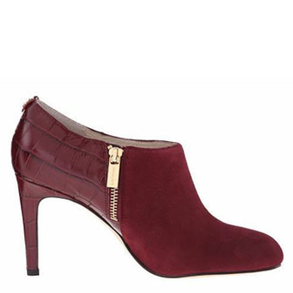 Michael Kors Sammy Suede Leather Ankle Boots - Picture 3 of 5